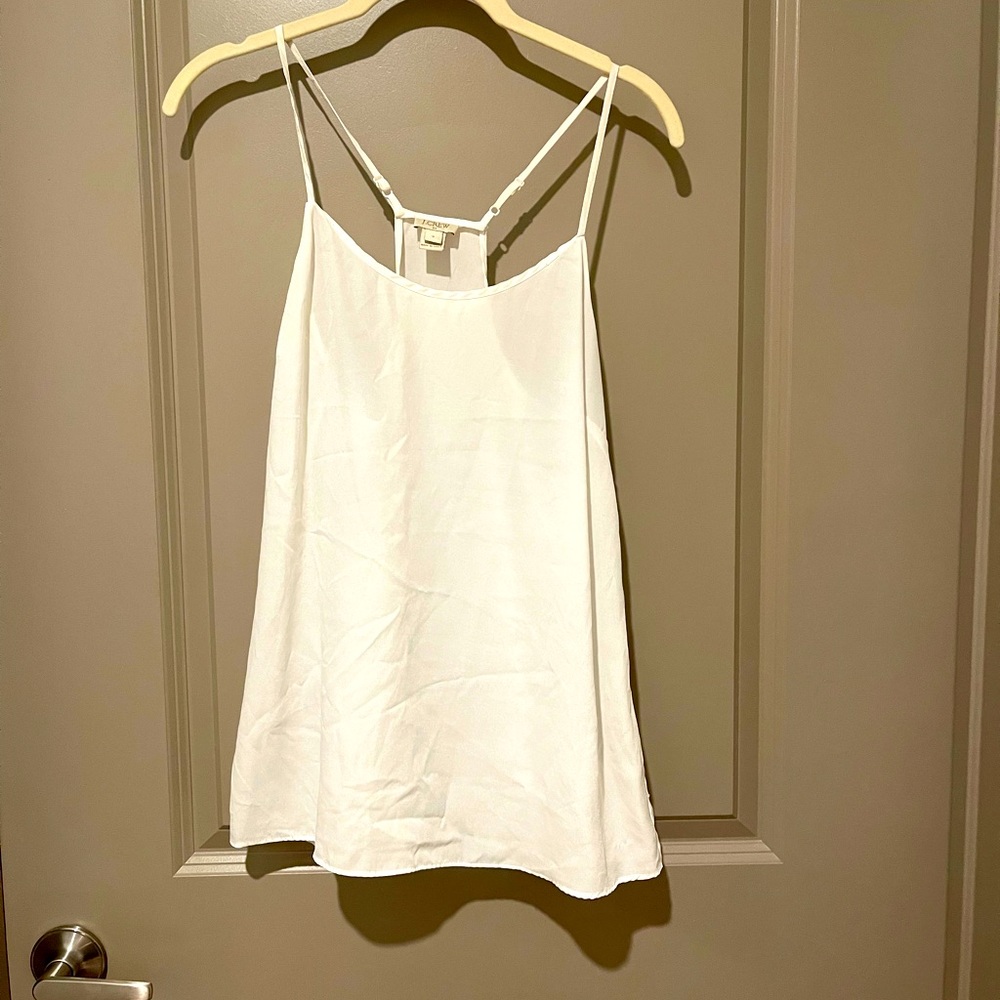White J Crew Tank Top